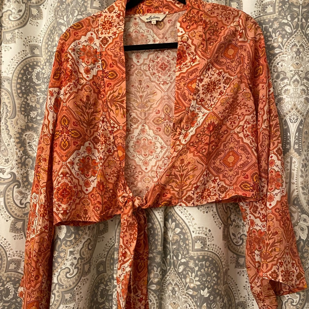 Arnhem Wrap Blouse 8 zephyr